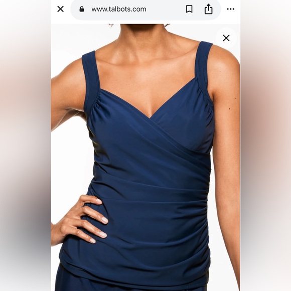 Miraclesuit Womens Swim Top Size 10 Green Nylon/Spandex - Picture 6 of 6